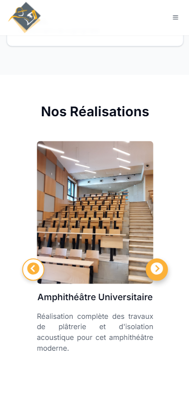 Capture d'écran supplémentaire du projet Legal - interface utilisateur
